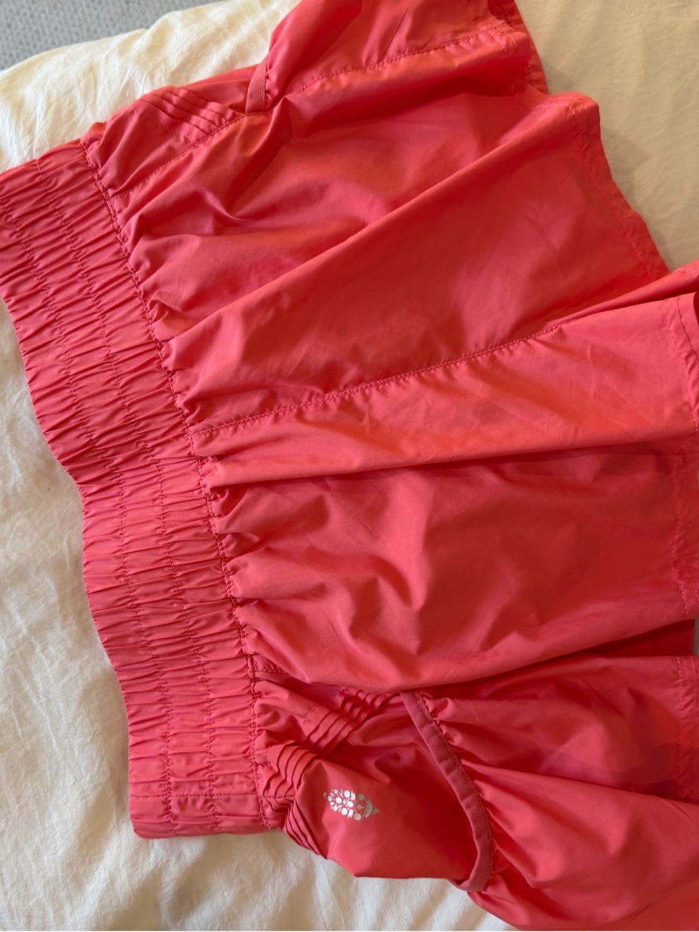 Free People get your flirt on shorts, size S, color hibiscus